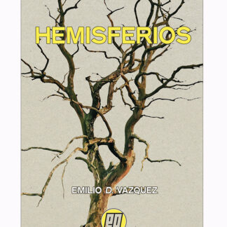 Portada de la novela "Hemisferios" (Ediciones Periféricas, 2025)